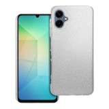 OEM Samsung Galaxy A06 szilikon tok, hátlaptok, telefon tok, csillámos, ezüst, Glitter