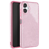 OEM Samsung Galaxy A06 szilikon tok, hátlaptok, telefon tok, csillámos, pink, Glitter