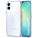 OEM Samsung Galaxy A06 szilikon tok, hátlaptok, telefon tok, erősített sarkokkal, átlátszó, Anti Shock, 1.5mm