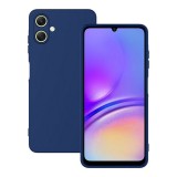 OEM Samsung Galaxy A06 szilikon tok, hátlaptok, telefon tok, velúr belsővel, matt,sötétkék, Silicon