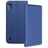 OEM Samsung Galaxy A10 könyvtok, fliptok, telefon tok, mágneszáras, bankkártyatartós, sötétkék