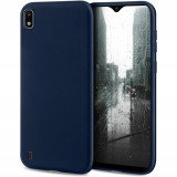 OEM Samsung Galaxy A10 szilikon tok, hátlaptok, telefon tok, matt, sötétkék, Soft