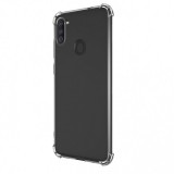 OEM Samsung Galaxy A11 szilikon tok, hátlaptok, telefon tok, erősített sarkokkal, átlátszó, Anti Shock, 0,5mm