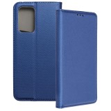 OEM Samsung Galaxy A13 4G könyvtok, fliptok, telefon tok, bankkártyatartós, mágneszáras, sötétkék, Smart Case book