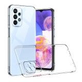 OEM Samsung Galaxy A13 4G szilikon tok, hátlaptok, telefon tok, átlátszó, kamera védelemmel, 2mm, Clear Case, BOX
