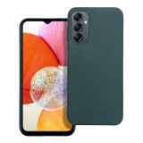OEM Samsung Galaxy A14 4G / A14 5G szilikon tok, telefon tok, hátlaptok, matt, zöld, Matt case