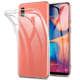 OEM Samsung Galaxy A20e szilikon tok, hátlaptok, telefon tok, vékony, átlátszó, 0.5mm