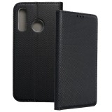 OEM Samsung Galaxy A20s könyvtok, fliptok, telefon tok, mágneszáras, bankkártyatartós, fekete