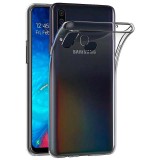 OEM Samsung Galaxy A20s szilikon tok, hátlaptok, telefon tok, vékony, átlátszó, 0.5mm