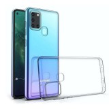 OEM Samsung Galaxy A21s szilikon tok, hátlaptok, telefon tok, vékony, átlátszó, 1mm