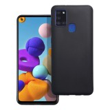 OEM Samsung Galaxy A21s szilikon tok, telefon tok, hátlaptok, matt, fekete, Matt case