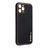 OEM Samsung Galaxy A23 5G hátlap tok, telefon tok, műbőr, fekete, Leather