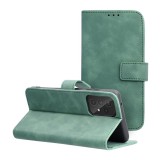 OEM Samsung Galaxy A23 5G könyvtok, fliptok, telefon tok, bankkártyatartós, mágneszáras, zöld, Tender Book