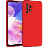 OEM Samsung Galaxy A23 5G szilikon tok, hátlaptok, telefon tok, matt, piros, Soft
