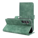 OEM Samsung Galaxy A25 5G könyvtok, fliptok, telefon tok, bankkártyatartós, mágneszáras, zöld, Tender Book