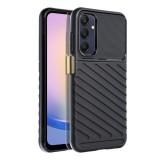 OEM Samsung Galaxy A25 5G szilikon tok, hátlap tok, ütésálló, fekete, Thunder