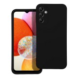 OEM Samsung Galaxy A25 5G szilikon tok, hátlaptok, telefon tok, velúr belsővel, matt, fekete, Silicone