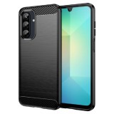 OEM Samsung Galaxy A26 5G szilikon tok, hátlaptok, telefon tok, karbon mintás, fekete, Carbon case