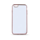 OEM Samsung Galaxy A3 2017 szilikon tok, hátlaptok, telefon tok, átlátszó, rose gold keretes