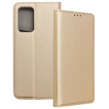 OEM Samsung Galaxy A32 4G könyvtok, fliptok, telefon tok, mágneszáras, bankkártyatartós, arany