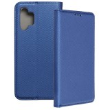 OEM Samsung Galaxy A32 4G könyvtok, fliptok, telefon tok, mágneszáras, bankkártyatartós, sötétkék