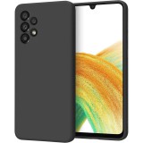 OEM Samsung Galaxy A32 4G szilikon tok, telefon tok, hátlaptok, matt, fekete, Matt case