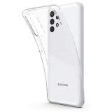 OEM Samsung Galaxy A32 5G szilikon tok, hátlaptok, telefon tok, ultravékony, átlátszó, 0.5mm
