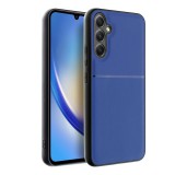 OEM Samsung Galaxy A34 5G hátlap tok, telefon tok, stílusos, prémium, kék, Noble Case