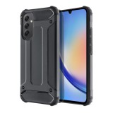 OEM Samsung Galaxy A34 5G hátlap tok, telefon tok, ütésálló, fekete, Armor