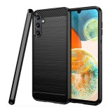 OEM Samsung Galaxy A34 5G szilikon tok, hátlaptok, telefon tok, karbon mintás, fekete, Carbon case