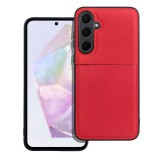 OEM Samsung Galaxy A35 5G hátlap tok, telefon tok, stílusos, prémium, piros, Noble Case