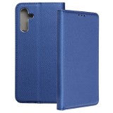OEM Samsung Galaxy A35 5G könyvtok, fliptok, telefon tok, bankkártyatartós, mágneszáras, sötétkék, Smart Case book