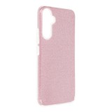 OEM Samsung Galaxy A35 5G szilikon tok, hátlaptok, telefon tok, csillámos, pink, Shining Case