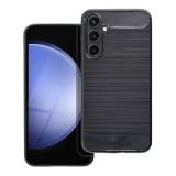 OEM Samsung Galaxy A35 5G szilikon tok, hátlaptok, telefon tok, karbon mintás, fekete, Carbon case