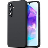 OEM Samsung Galaxy A35 5G szilikon tok, telefon tok, hátlaptok, matt, fekete, Matt case