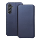 OEM Samsung Galaxy A36 5G könyvtok, fliptok, telefon tok, bankkártyatartós, mágneszáras, sötétkék, Dual Pocket