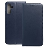 OEM Samsung Galaxy A36 5G könyvtok, fliptok, telefon tok, bankkártyatartós, mágneszáras, sötétkék, Smart Magneto