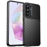 OEM Samsung Galaxy A36 5G szilikon tok, hátlap tok, ütésálló, fekete, Thunder