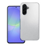 OEM Samsung Galaxy A36 5G szilikon tok, hátlaptok, telefon tok, csillámos, ezüst, Shining Case