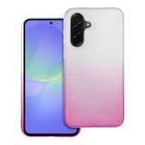 OEM Samsung Galaxy A36 5G szilikon tok, hátlaptok, telefon tok, csillámos, pink-ezüst, Shining Case