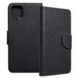 OEM Samsung Galaxy A42 5G könyvtok, fliptok, telefon tok, bankkártyatartós, mágneszáras, fekete, Fancy