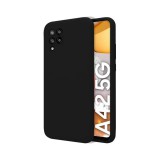 OEM Samsung Galaxy A42 5G szilikon tok, hátlaptok, telefon tok, matt, fekete