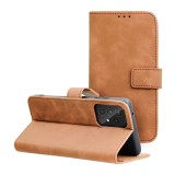 OEM Samsung Galaxy A53 5G könyvtok, fliptok, telefon tok, bankkártyatartós, mágneszáras, barna, Tender Book