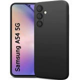 OEM Samsung Galaxy A54 5G szilikon tok, hátlaptok, telefon tok, matt, fekete