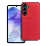 OEM Samsung Galaxy A55 5G hátlap tok, telefon tok, stílusos, prémium, piros, Noble Case