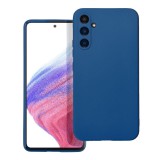 OEM Samsung Galaxy A55 5G szilikon tok, hátlaptok, telefon tok, matt, sötétkék, Soft