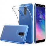 OEM Samsung Galaxy A6 Plus 2018 szilikon tok, hátlaptok, telefon tok, vékony, átlátszó, 1mm