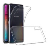 OEM Samsung Galaxy A70 szilikon tok, hátlaptok, telefon tok, vékony, átlátszó, 0.5mm