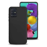 OEM Samsung Galaxy A71 szilikon tok, hátlaptok, telefon tok, matt, fekete