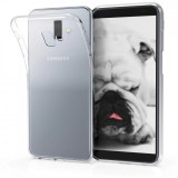 OEM Samsung Galaxy J6 Plus szilikon tok, hátlaptok, telefon tok, vékony, átlátszó, 1mm